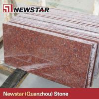 Newstar polished india red granite tile