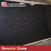 Polished indian absolute black granite