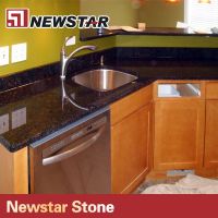 coffee brown granite kitchen countertop
