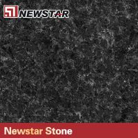 Polished tile angola black granite
