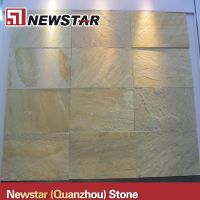 Newstar wooden yellow slate pattern floor tile