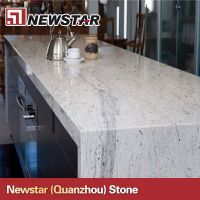 Polished cheap granite river white countertop