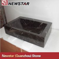 Newstar bahroom square brown marble  sink