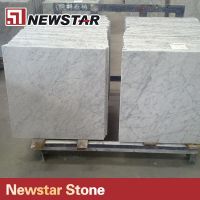 Hot sales Italian white carrara marble price