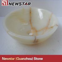 Newstar bahroom white onyx sink