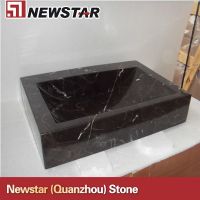 Newstar bahroom square brown marble  sink