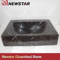 Newstar bahroom square brown marble  sink