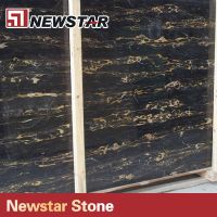 Newstar high quality black and gold marble