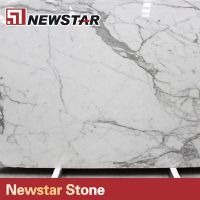 High quality snow white calacatta marble