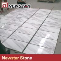 Popular polished Volakas white marble tiles