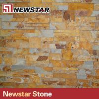 China Newstar Top quality multicolored slate ledge stone panel