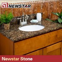 tan brown bathroom granite vanity tops