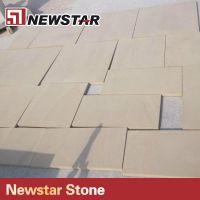 China hot sales top yellow sandstone wall