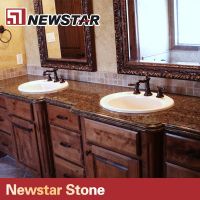 tropic brown cheap granite bathroom vanity tops
