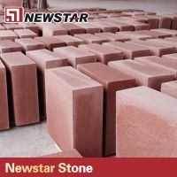 High quality natural and polished red sandstone  pavers