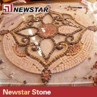 Chinese customize size popular medallion mosaic