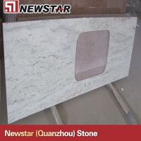 river white granite countertop