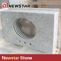 Newstar cheap polished white vanity top