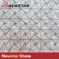 Newstar polished cheap glass mosaic tiles