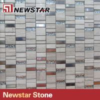 Newstar polished cheap glass mosaic tile