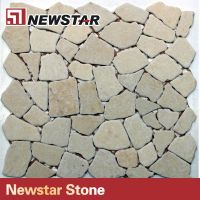 Newstar marble beige mosaic mixed tile