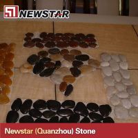 Newstar polished pebble stone tile