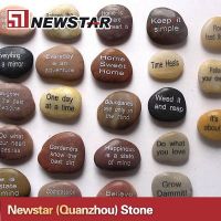 Newstar polished cheap letter pebbles