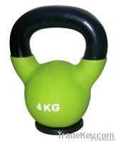 Vinyl/Cast Iron Kettlebell w./o. Rubber Base