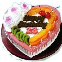 Brithday cake(fruit)