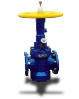 handwheel operator with seal guide way valve
