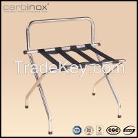 Simple Hotel Foldable Luggage Rack Stand/Baggage Holder with Belt