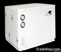 Ground source heat pump for cooling+heating+hot water
