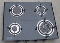 WM-6504A-SABAF  Square shape fourburner tempered glasstop LP gas stove