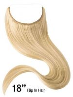 Factory Wholesale 100% Human Hair Flip In Hair Extension