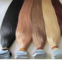 6A Remy Hair Extension/double sided tape hair extensions/PU Hair Wholesale