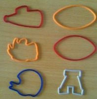 Shaped Rubber Bands