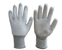 Cut resitant PU glove