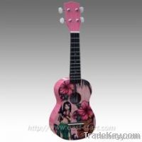 Pink Girl Decals Ukulele Soprano ESU-S04 PK