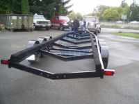 aluminium boat trailer/boat ramp with H.D. galv.
