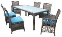 outdoor dining set-patio furniture-wicker chair-MTC-030