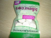 magic tissue packed in plastic bag with 100pcs