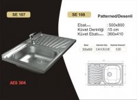 Lay-on Stainless Steel Kitchen Sink