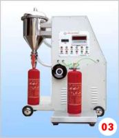 Automatic type fire extinguisher filler technical