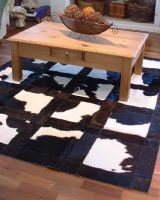 Natural Patchwork Cowhide Rug