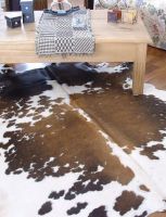 NATURAL COW SKIN LEATHER RUG