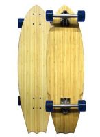 Bamboo skate board panel