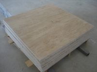 Travertine slab vein cut