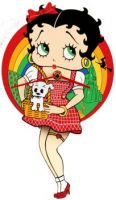 Betty Boop Rainbow Wizard of Oz Wall Clock