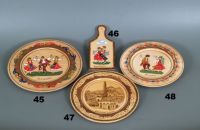 handcrafted wood plates