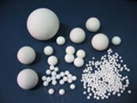 inert ceramic ball used as catalyst bed support media